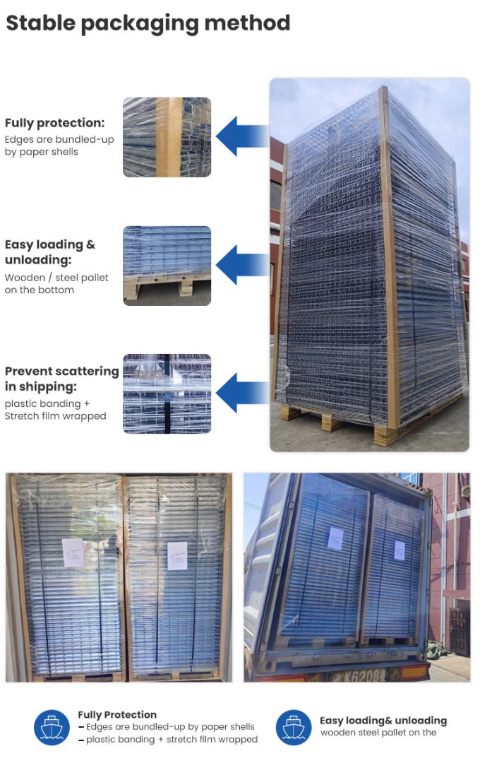 Logistic Steel Zinc Plated Pallet Racking Wire Decking Light Duty For Step Beam 3