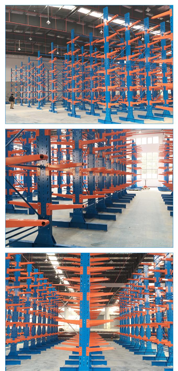 Q235B Steel Industrial Cantilever Racks Double Sided Customized 1